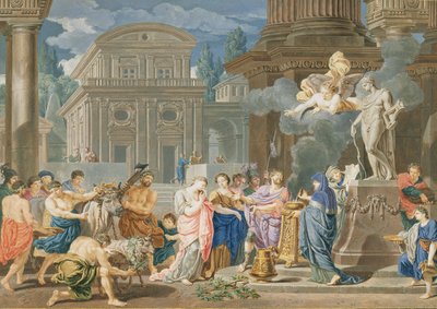 Sacrificio de Apolo, 1702 de Richard van Orley